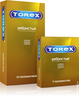 Torex (Торекс) презервативы ребристые 12шт