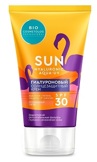 Фитокосметик Био Косметолог крем солнцезащитный гиалуроновый, 150мл SPF 30