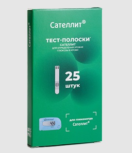 Тест-полоски Сателлит, 25 шт