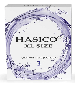 Hasico (Хасико) презервативы увеличенного размера 3шт