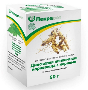 Диоскорея ниппонская корневища с корнями, 50г БАД