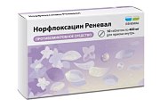 Купить норфлоксацин реневал, таблетки, покрытые пленочной оболочкой 400мг, 10 шт в Нижнем Новгороде