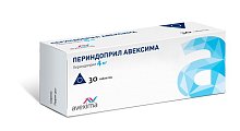 Купить периндоприл-авексима, таблетки 4мг, 30 шт в Нижнем Новгороде