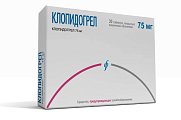 Купить клопидогрел, таблетки, покрытые пленочной оболочкой 75мг, 30 шт в Нижнем Новгороде