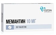 Купить мемантин, таблетки, покрытые пленочной оболочкой 10мг, 30 шт в Нижнем Новгороде