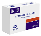 Купить атомоксетин канон, капсулы 60мг, 7 шт в Нижнем Новгороде