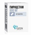 Купить пирацетам, таблетки, покрытые пленочной оболочкой 800мг, 30 шт в Нижнем Новгороде