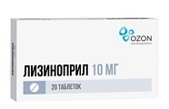 Купить лизиноприл, таблетки 10мг, 20 шт в Нижнем Новгороде