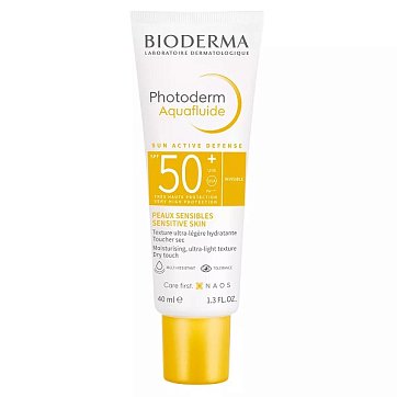 Bioderma Photoderm (Биодерма Фотодерм) аквафлюид для лица и шеи 40мл SPF50+