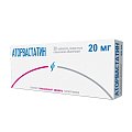 Купить аторвастатин, таблетки, покрытые пленочной оболочкой 20мг, 30 шт в Нижнем Новгороде