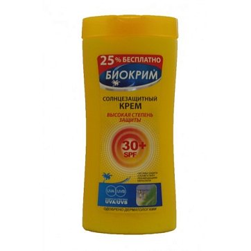 Биокрим крем солнцезащитный, 200мл SPF30+