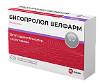 Купить бисопролол-велфарм, таблетки, покрытые пленочной оболочкой 10мг, 30 шт в Нижнем Новгороде