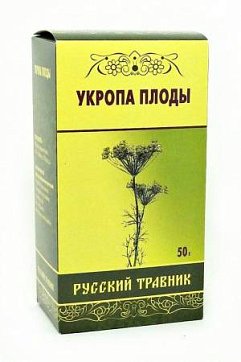 Укропа плоды Русский травник, пачка 50г БАД