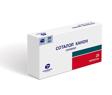 Соталол-Канон, таблетки 80мг, 20 шт