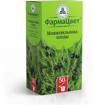 Можжевельника плоды, пачка 50г