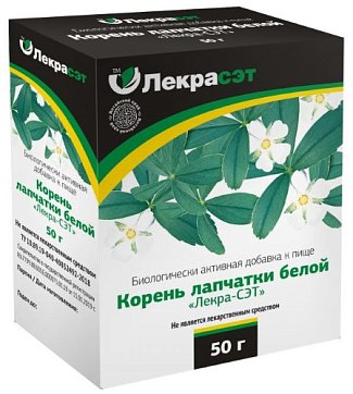 Лапчатки белой корень Лекра-Сэт, пачка 50г БАД