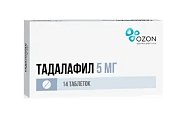 Купить тадалафил, таблетки, покрытые пленочной оболочкой 5мг, 14 шт в Нижнем Новгороде