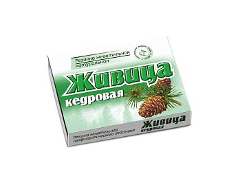 Живица смолка жевательная из смолы кедра, 5 шт