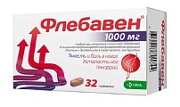 Купить флебавен, таблетки, покрытые пленочной оболочкой 1000мг, 32 шт в Нижнем Новгороде