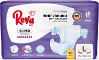 Купить reva care (рева кеа) подгузники для взрослых super размер l 30 шт. в Нижнем Новгороде