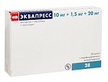 Купить эквапресс, капсулы с модифицированным высвобождением 10мг+1,5мг+20мг, 28 шт в Нижнем Новгороде