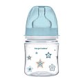 Купить canpol (канпол) бутылочка easystart newborn baby с широким горлышком антиколиковая с рождения, 120 мл, 35/216 голубой в Нижнем Новгороде