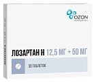 Купить лозартан-н, таблетки, покрытые пленочной оболочкой 12,5мг+50мг, 30 шт в Нижнем Новгороде