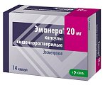 Купить эманера, капсулы кишечнорастворимые 20мг, 14 шт в Нижнем Новгороде