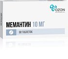 Купить мемантин, таблетки, покрытые пленочной оболочкой 10мг, 60 шт в Нижнем Новгороде