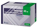 Купить эманера, капсулы кишечнорастворимые 40мг, 28 шт в Нижнем Новгороде