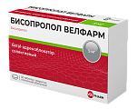 Купить бисопролол-велфарм, таблетки, покрытые пленочной оболочкой 5мг, 50 шт в Нижнем Новгороде