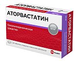 Купить аторвастатин, таблетки, покрытые пленочной оболочкой 40мг, 30 шт в Нижнем Новгороде