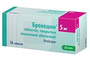 Купить бравадин, таблетки, покрытые пленочной оболочкой 5мг, 56 шт в Нижнем Новгороде