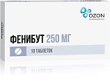 Купить фенибут, таблетки 250мг, 10 шт в Нижнем Новгороде