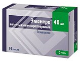 Купить эманера, капсулы кишечнорастворимые 40мг, 14 шт в Нижнем Новгороде