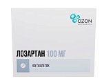 Купить лозартан, таблетки, покрытые пленочной оболочкой 100мг, 60 шт в Нижнем Новгороде