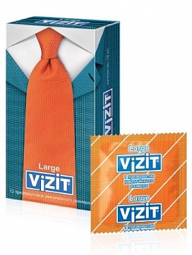 Vizit (Визит) презервативы Large увеличенные 12шт