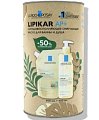 Купить la roche-posay lipikar ap+ (ля рош позе) липидовосполняющее смягчающее масло для ванны и душа 400 мл+сменный блок 400 мл/набор в Нижнем Новгороде