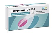 Купить панкреатин 20000, таблетки кишечнорастворимые, покрытые пленочной оболочкой 20000ед, 20 шт в Нижнем Новгороде