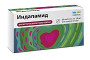 Купить индапамид реневал, таблетки с пролонгированным высвобождением, покрытые пленочной оболочкой, 1,5 мг 30шт. в Нижнем Новгороде