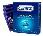 Купить contex (контекс) презервативы long love продлевающие 3шт в Нижнем Новгороде