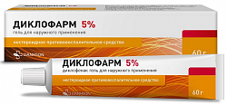 Купить диклофарм, гель для наружного применения 5%, 60 г в Нижнем Новгороде