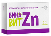 Купить бинавит цинк, таблетки покрытые оболочкой 30шт бад в Нижнем Новгороде