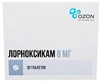 Купить лорноксикам, таблетки покрытые пленочной оболочкой 8мг, 30 шт в Нижнем Новгороде