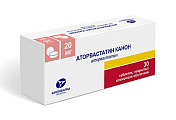 Купить аторвастатин канон, таблетки, покрытые пленочной оболочкой 20мг, 30 шт в Нижнем Новгороде