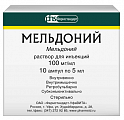 Купить мельдоний, раствор для инъекций 100мг/мл, ампулы 5мл, 10 шт в Нижнем Новгороде