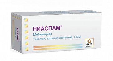 Ниаспам, таблетки, покрытые оболочкой 135 мг, 30 шт