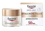 Купить eucerin hyaluron-filler+elasticity (эуцерин) гиалурон-филлер + эластисити крем для дневного ухода за кожей spf15, 50мл в Нижнем Новгороде