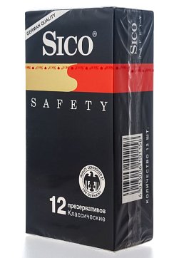 SICO (СИКО) презервативы Safety классические 12шт